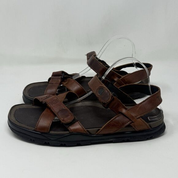 Timberland Trail Sandals Mens 12 M Brown Leather Strappy Rugged Hiking Vintage main image 11